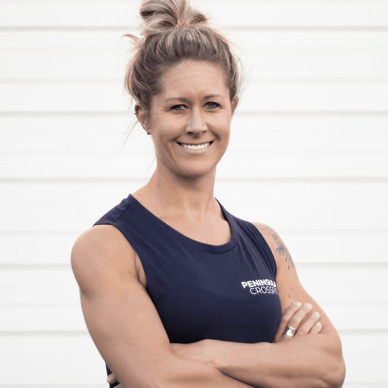 Whitney coach at Peninsula CrossFit